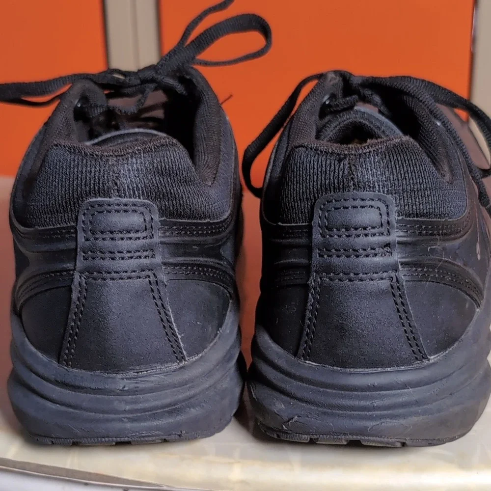 KEEN Utility Work Shoes Safety Toe Slip Resistant Leather Brown Black Men's 12D